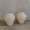 round organic vase handmade with small bobbles on it from corcovado furniture store new zealand