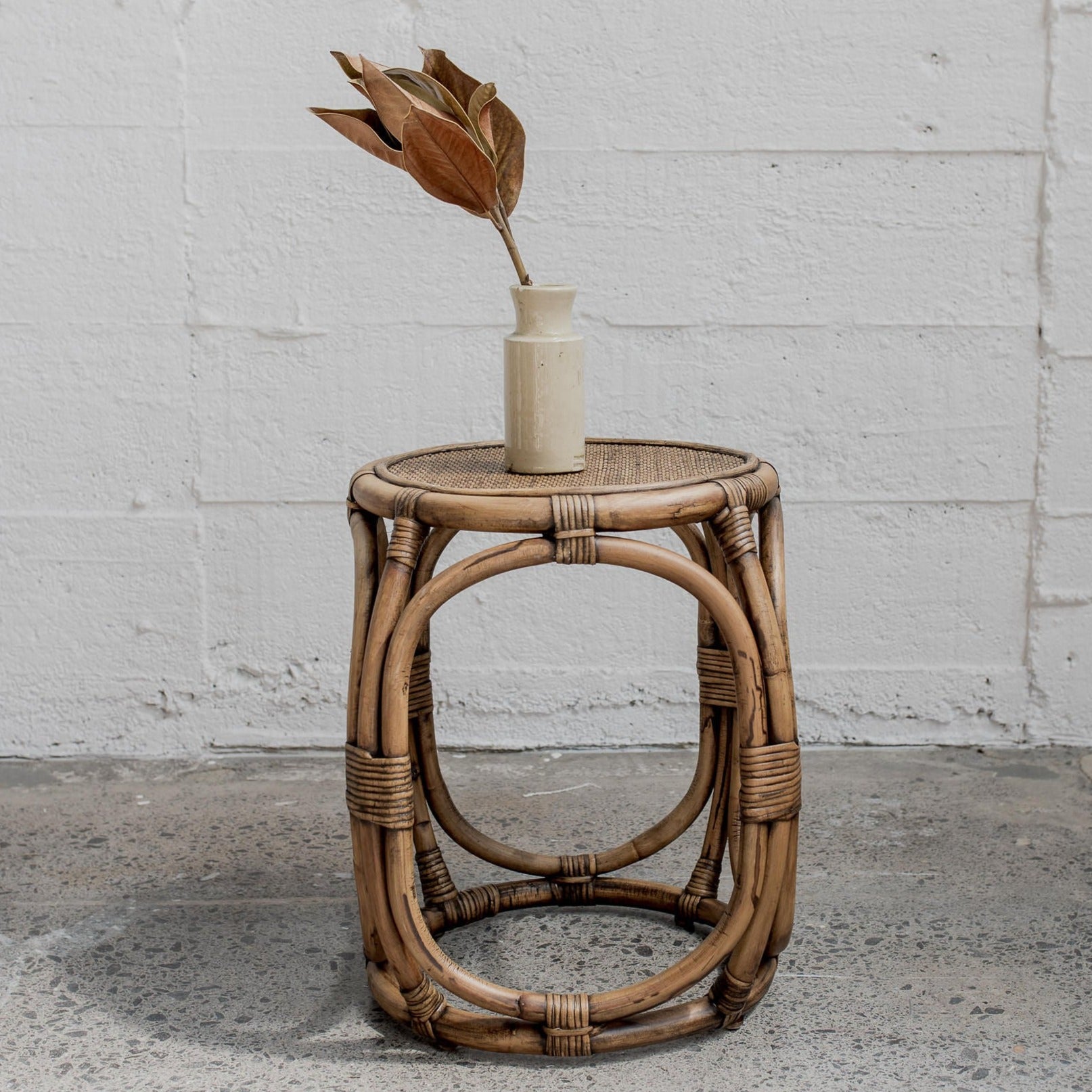 small cane side table rattan furniture corcovado ponsonby auckland furniture store