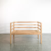 wooden indoor entrance bench by corcovado furniture store online new zealand