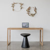 wood side table black side table small stool corcovado furniture and lighting new zealand