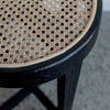 black bar stool with rattan furniture corcovado store new zealand