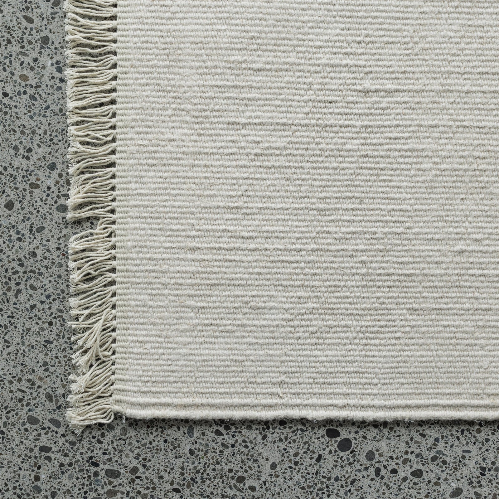 Oyster Flatweave Rug