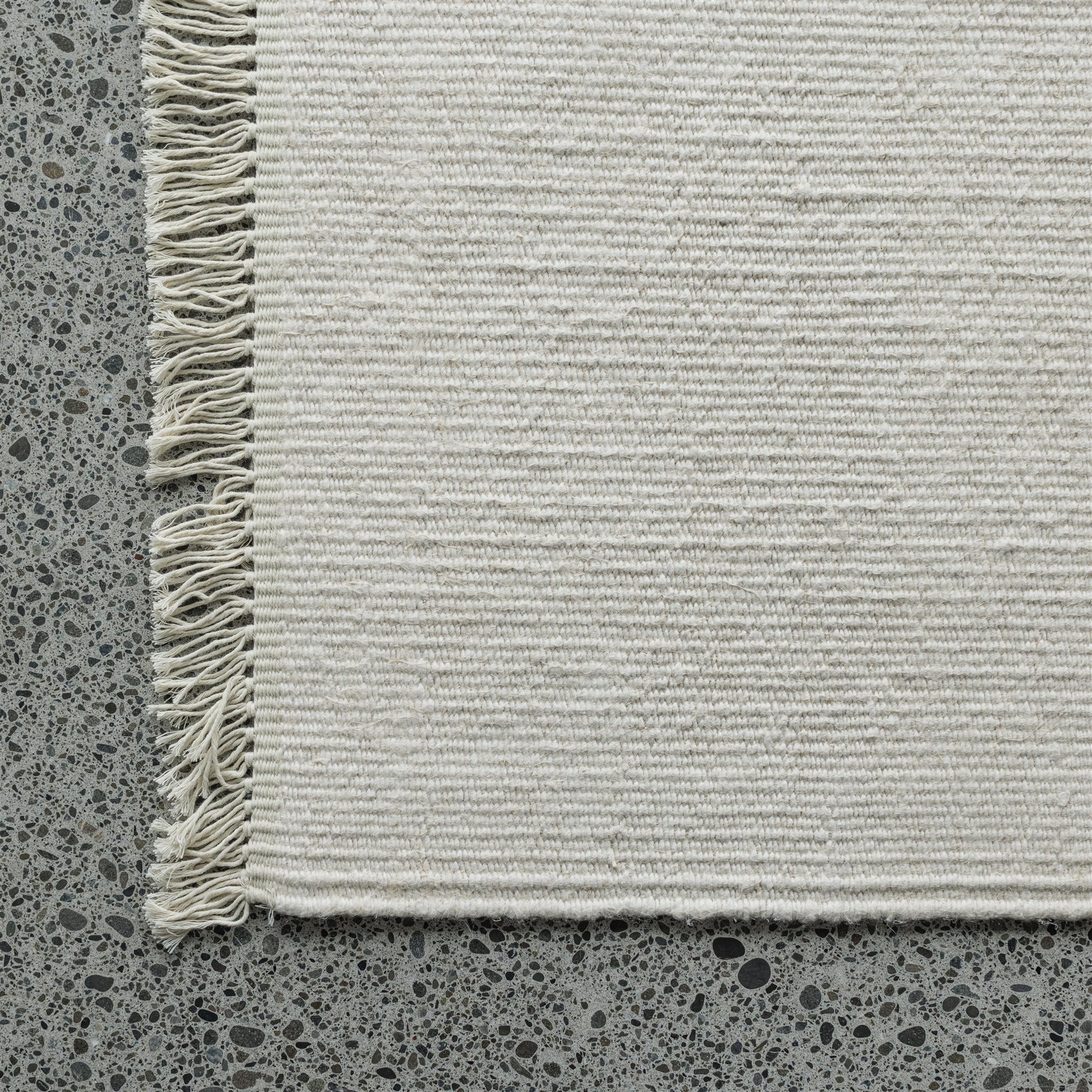 Oyster Flatweave Rug