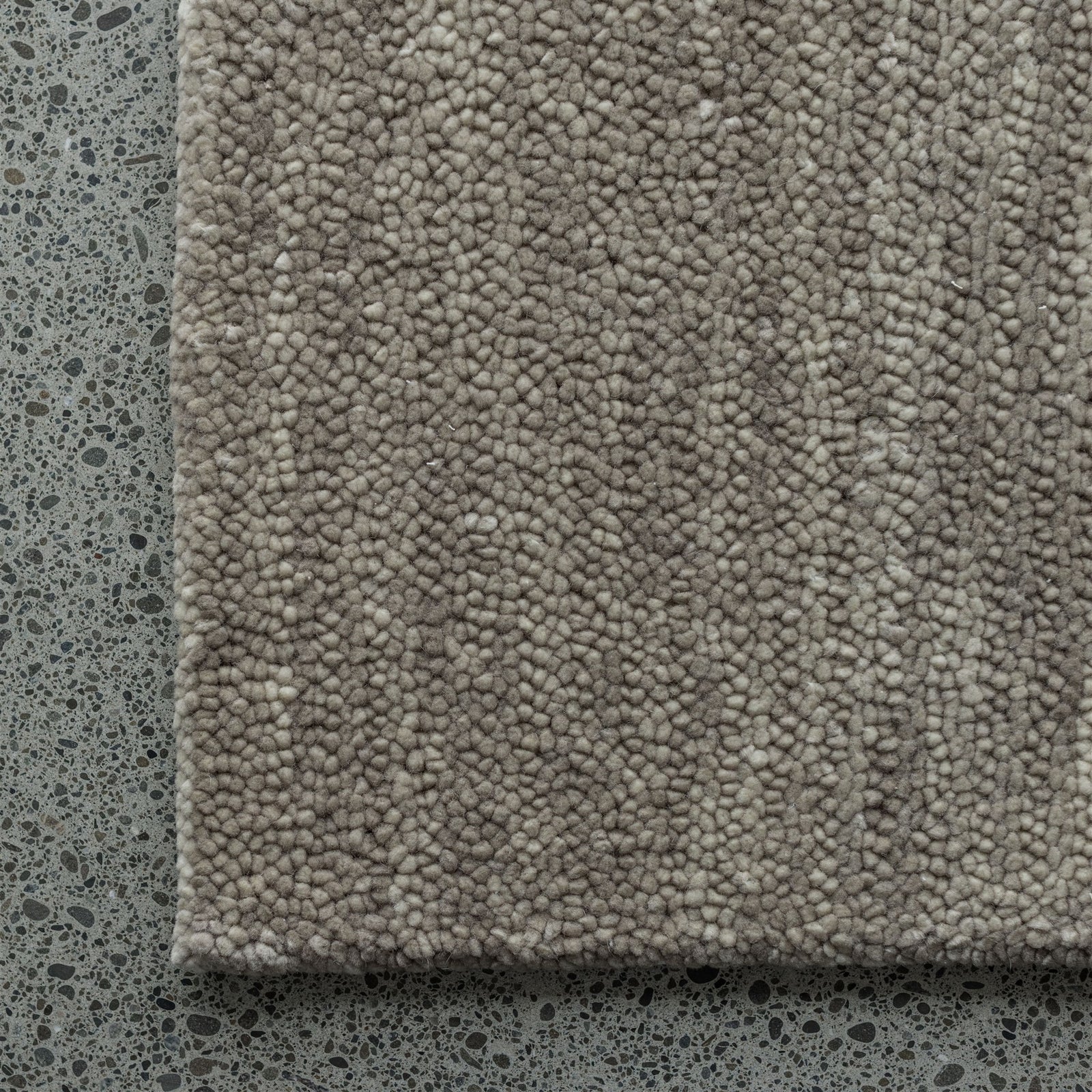 Latte Wool Floor Rug