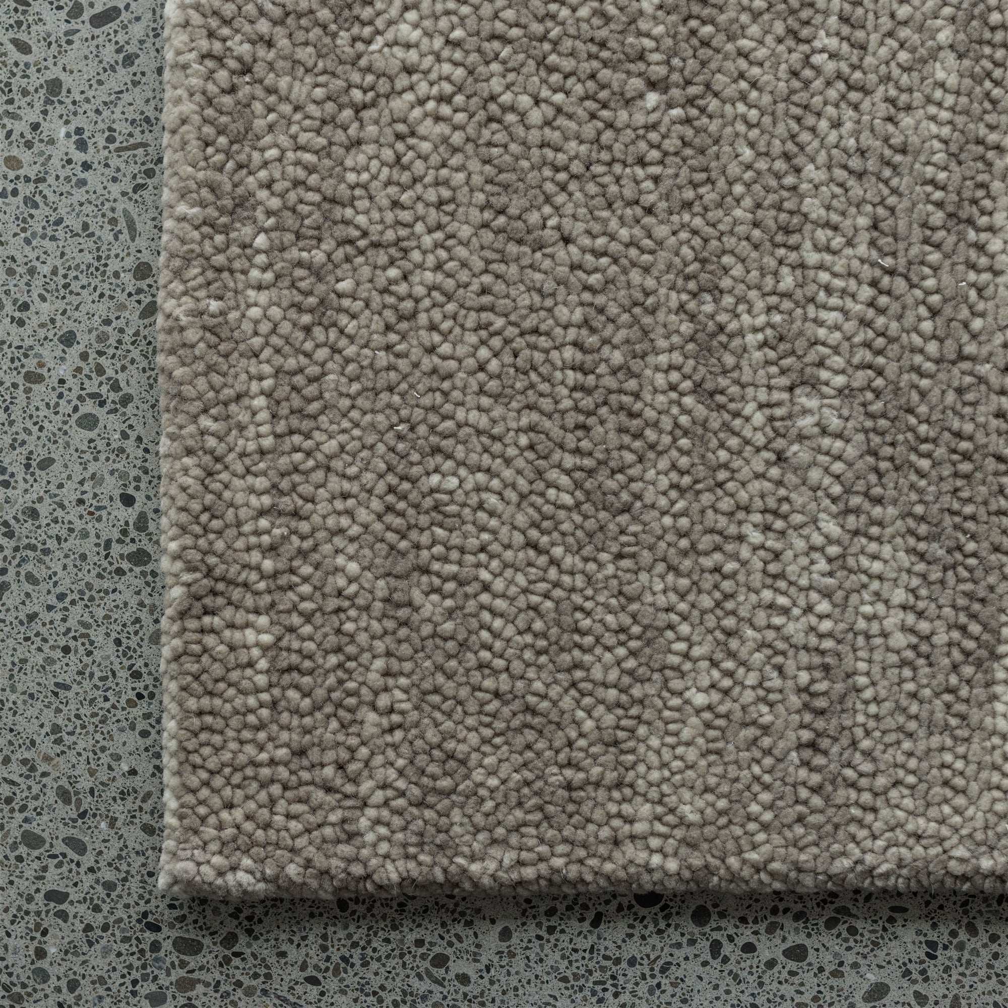 Latte Wool Floor Rug