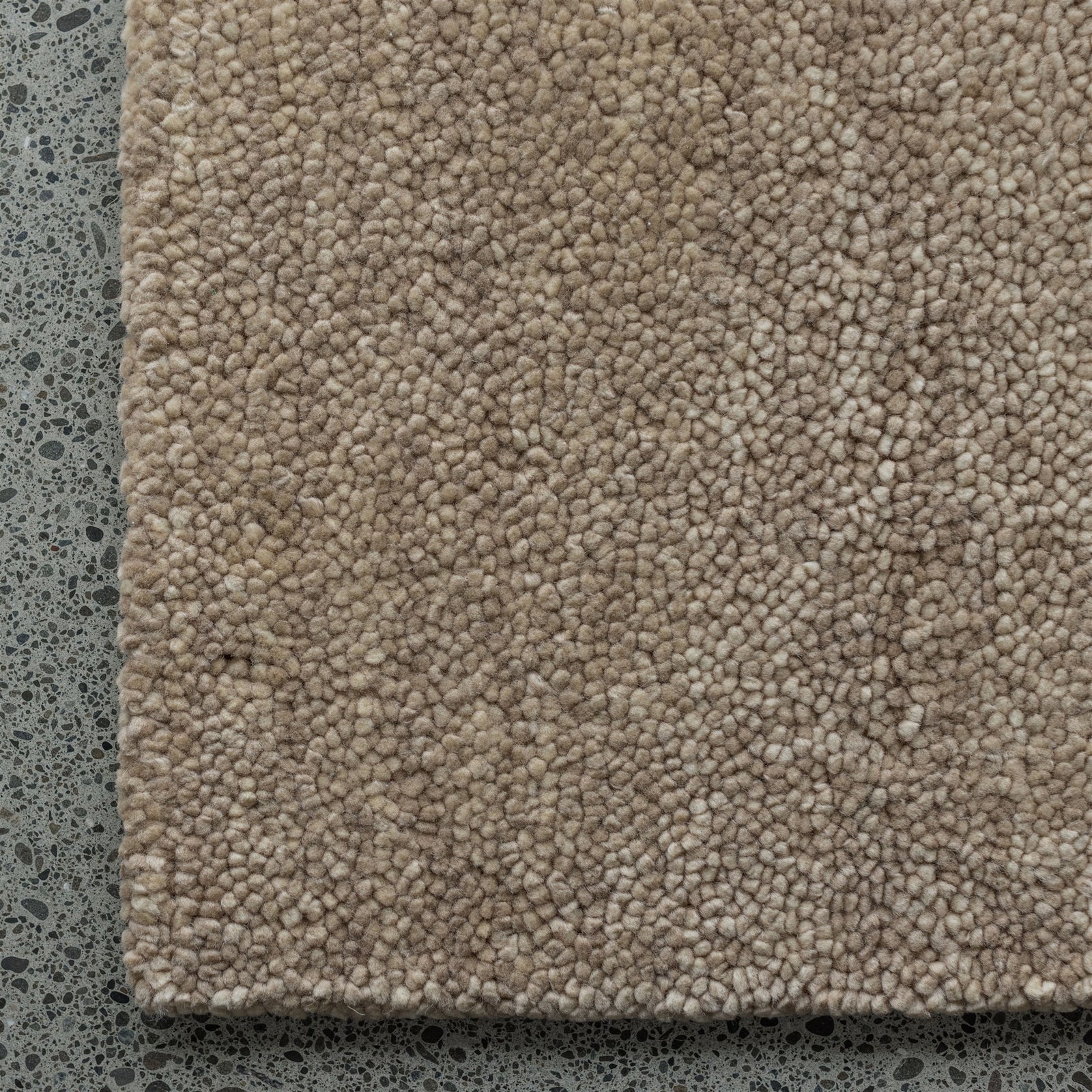 Camel Wool Floor Rug
