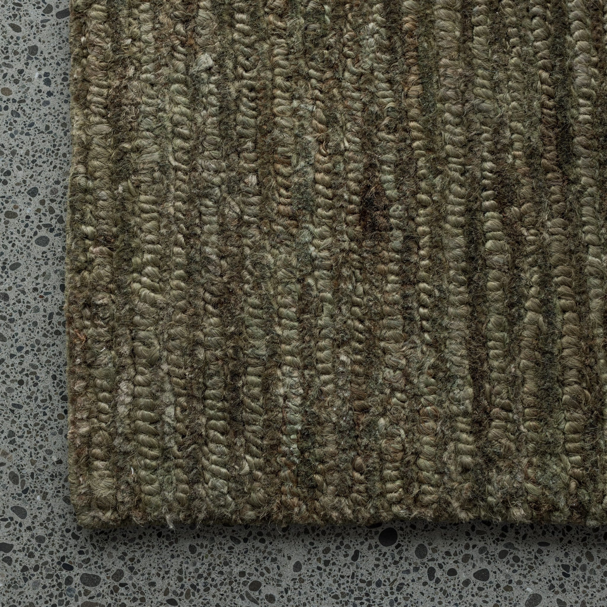 Textured Bastian Moss Rug