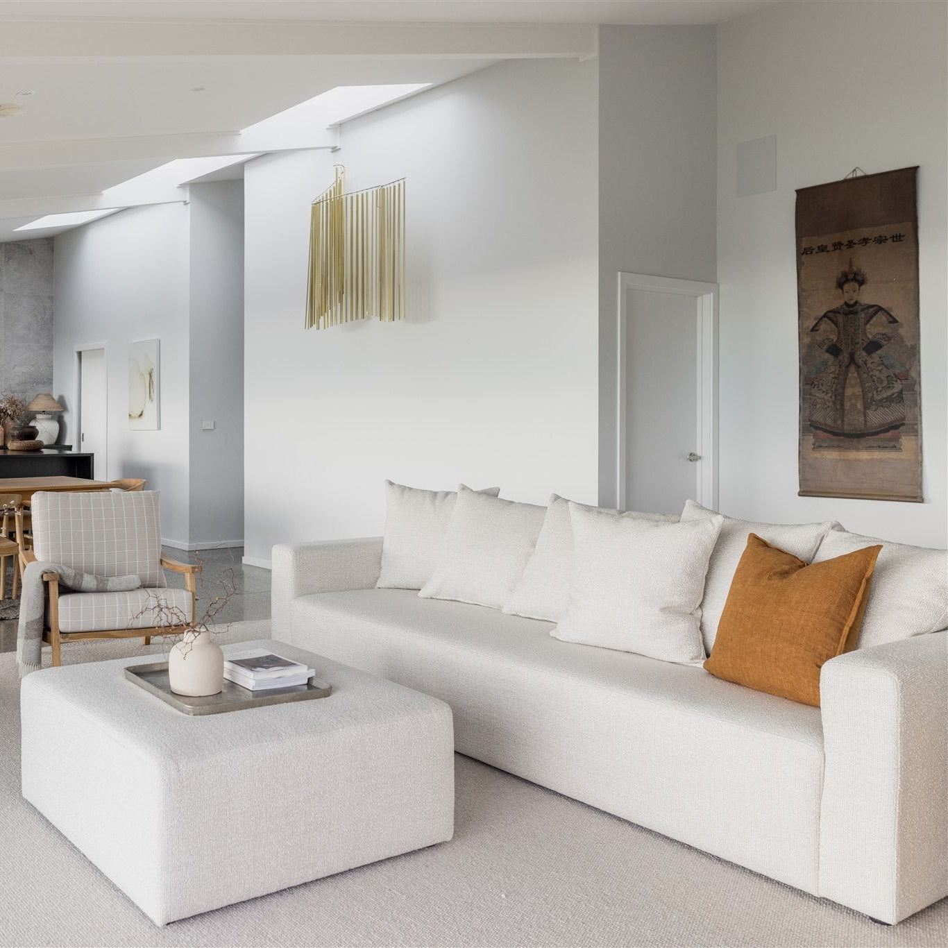 Sunset 4 Seater Sofa, with Ottoman