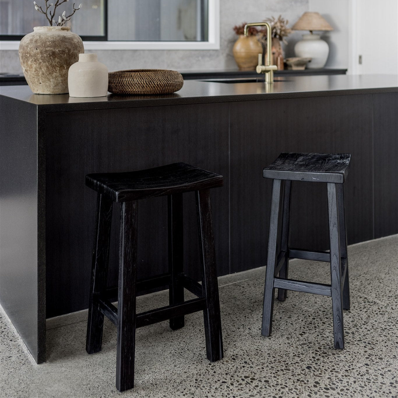 Garden Route Bar Stool (Black)