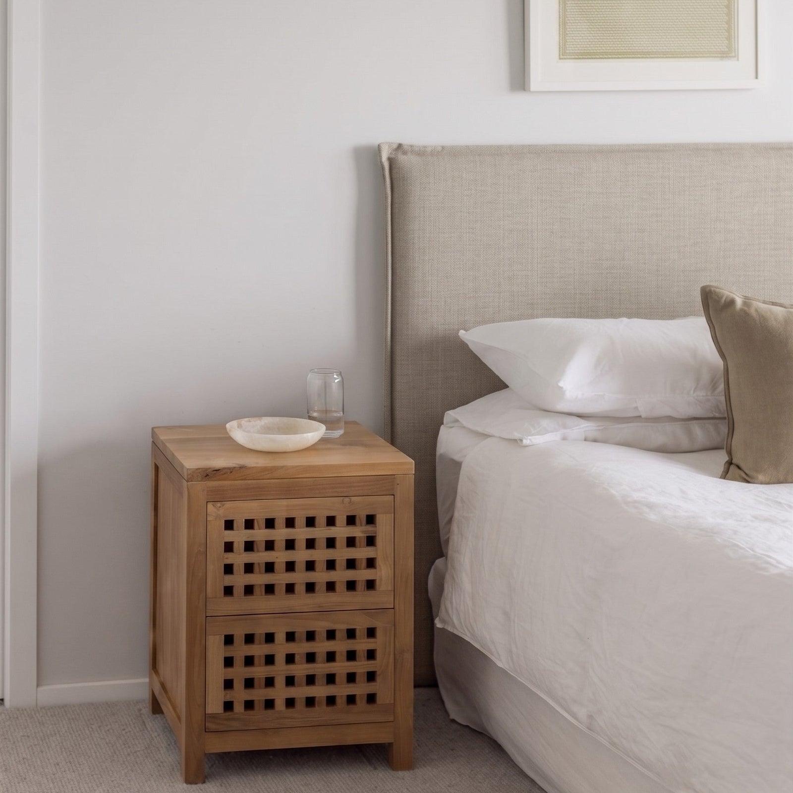 Natural Earth Headboard with Flange