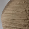 At 80cm diameter this large, round, handmade pendant fabric light shade in caramel-coloured cotton is the perfect statement lightshade from corcovado furniture store online NZ.