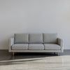 3 seater sofa with wooden legs from corcovado
