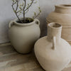 handmade vase with small handles by corcovado furniture and homewares store nz