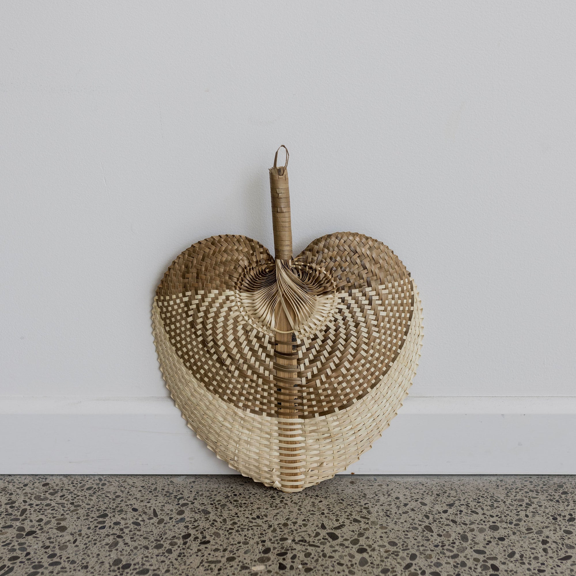 medium sized brown and naturan rattan fan from corcovado furniture and homewares stores