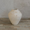 round organic vase handmade with small bobbles on it from corcovado furniture store new zealand