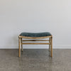 blue velvet stool bench corcovado furniture store ottoman seat auckland christchurch