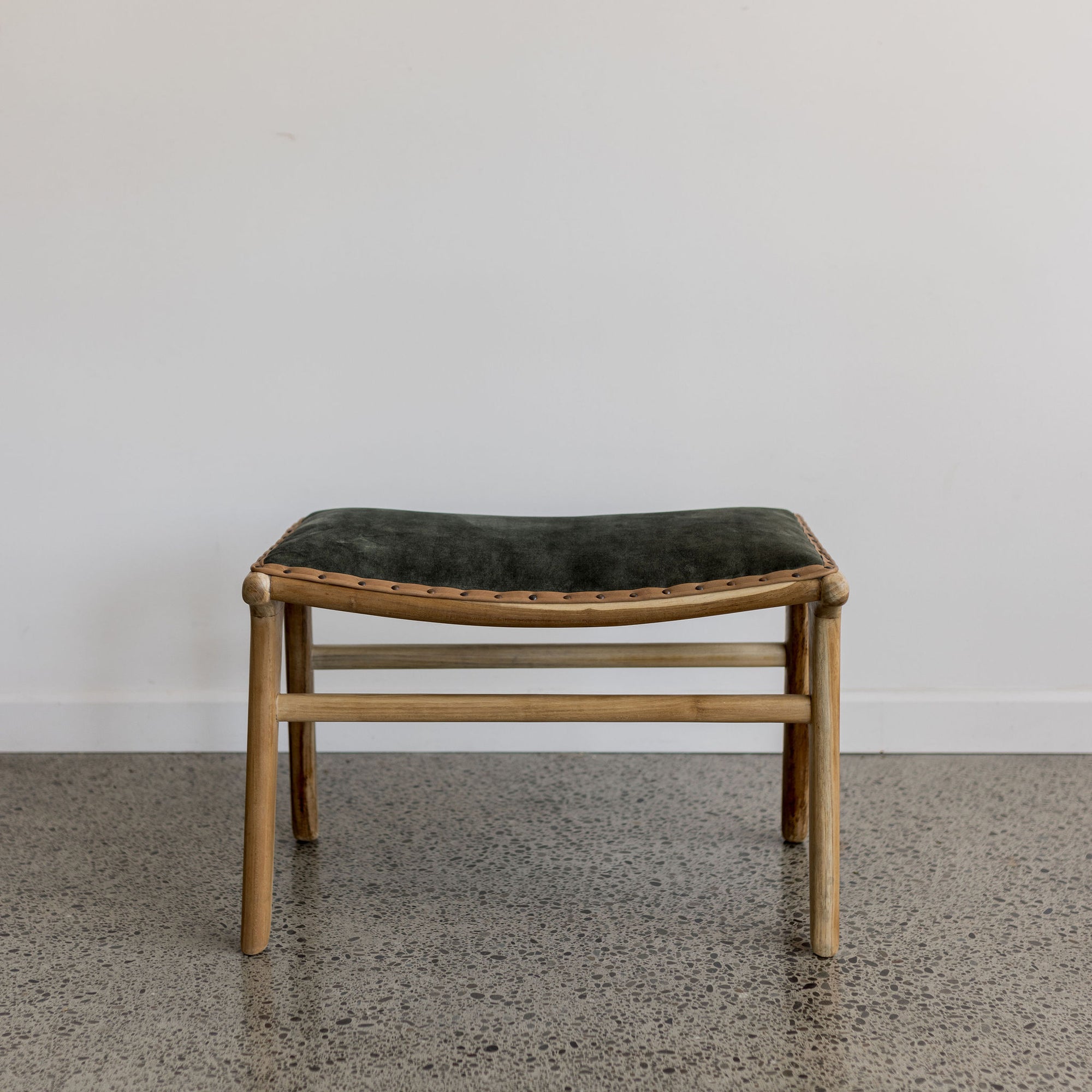 green velvet stool bench corcovado furniture store ottoman seat auckland christchurch