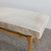 Argentinean Cowhide Bench (L)