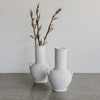 tall white vase with long neck from corcovado  homewares store online in nz