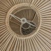 natural rattan disc shaped pendant lightshade from corcovado furniture and lighting store auckland