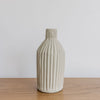 tall slim ribbed vase handmade for corcovado furniture and homewares store new zealand