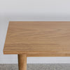 Corcovado furniture store new zealand designed this minimalist, modern wooden hallway console table in light teak wood