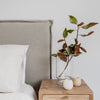linen bedhead headboard by Corcovado Furniture store in new zealand