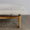 Corcovado furniture argentinean cowhide large bench seat ottoman from new zealand