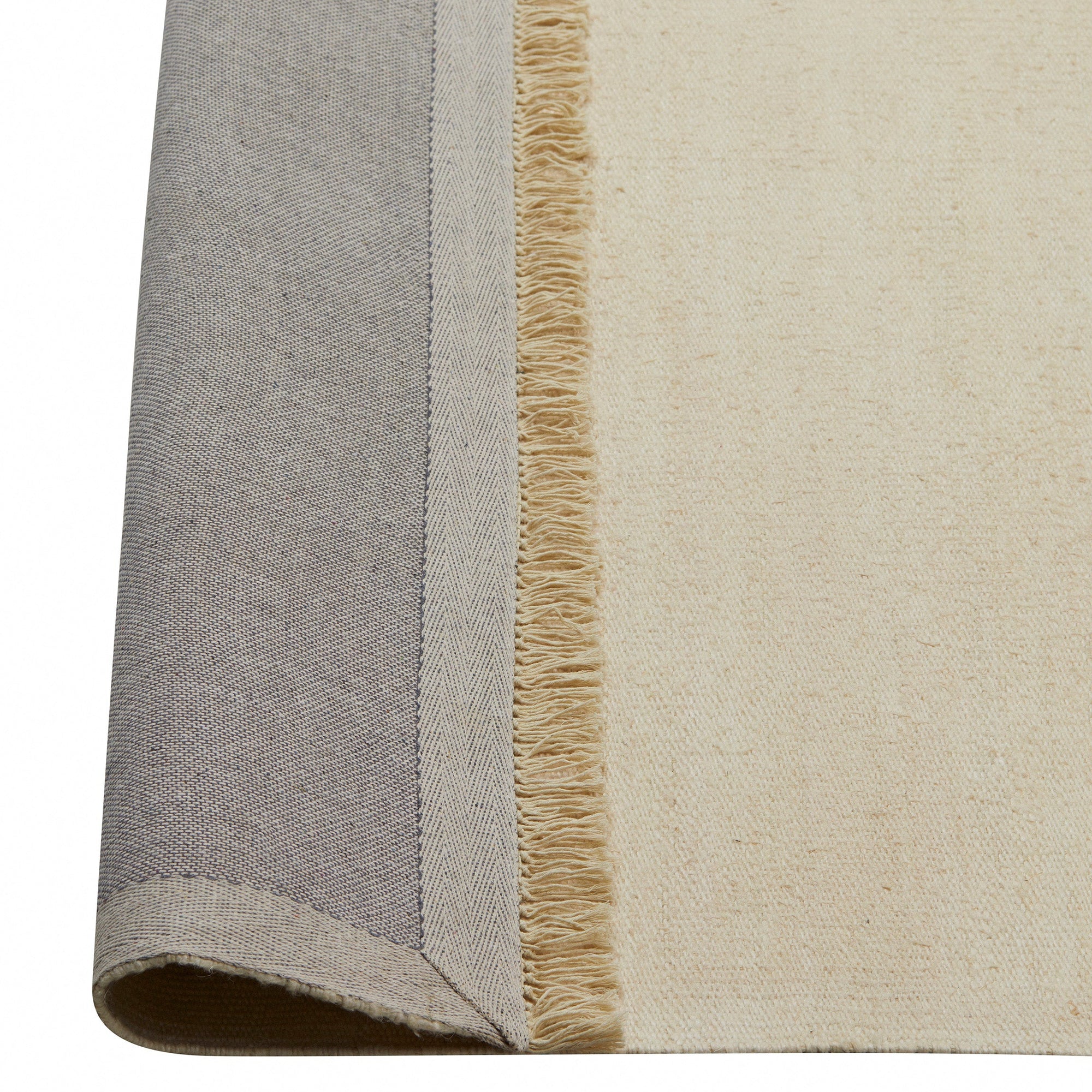 Large Rug Canvas Canvas Flatweave Linen Rug - Corcovado