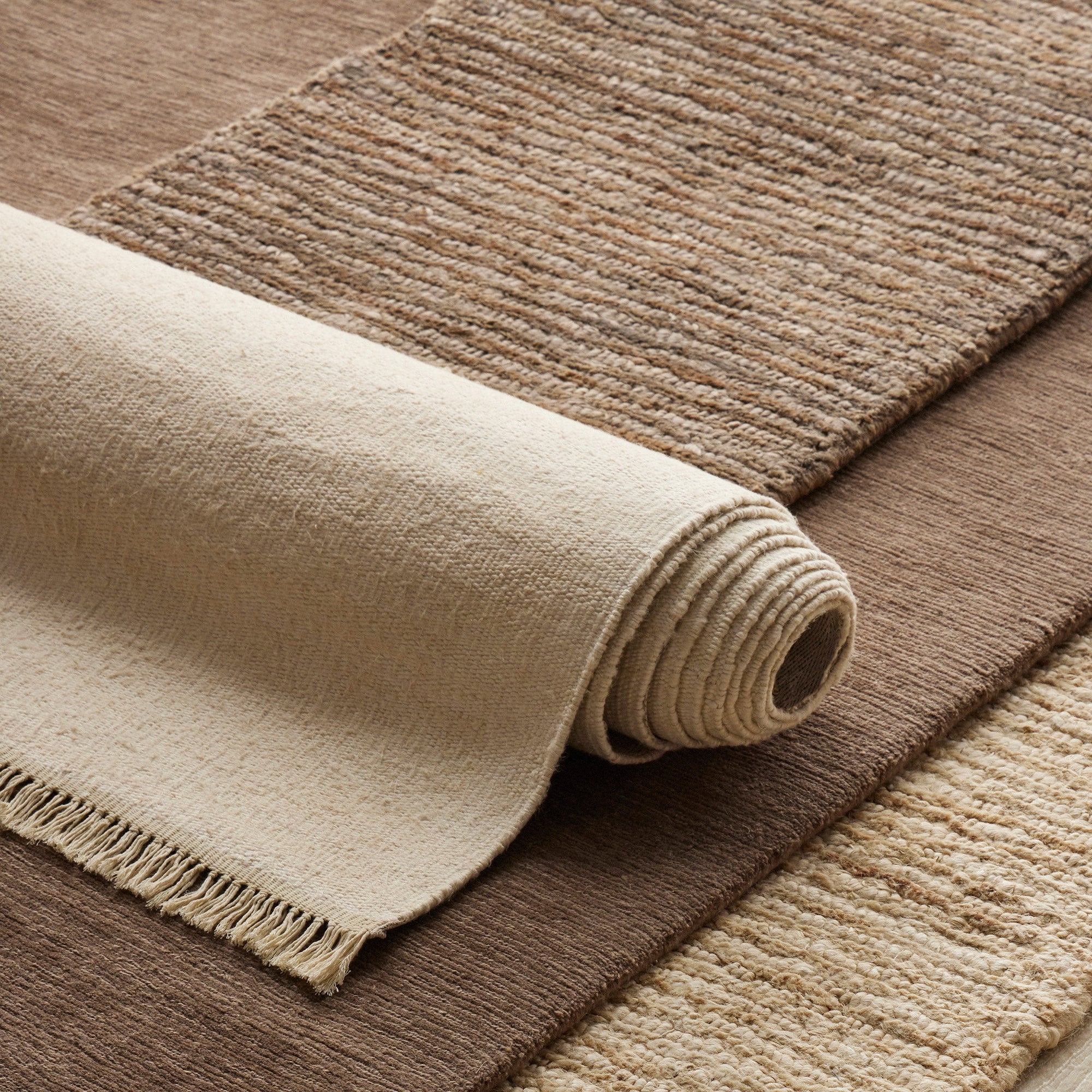 Canvas Flatweave Linen Rug - Corcovado