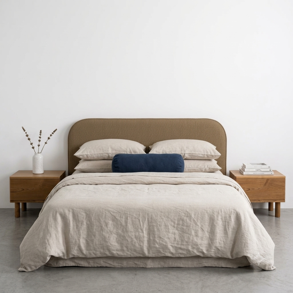 Bisque Soft-Curve Headboard