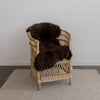 large natural black sheepskin rug from corcovado furniture and homewares store online new zealand