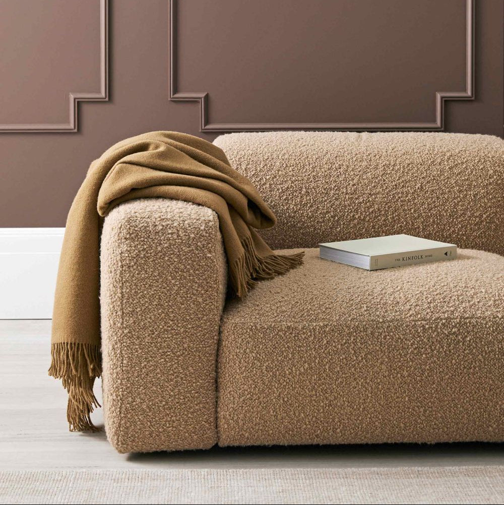 Lambswool Throw (Camel)