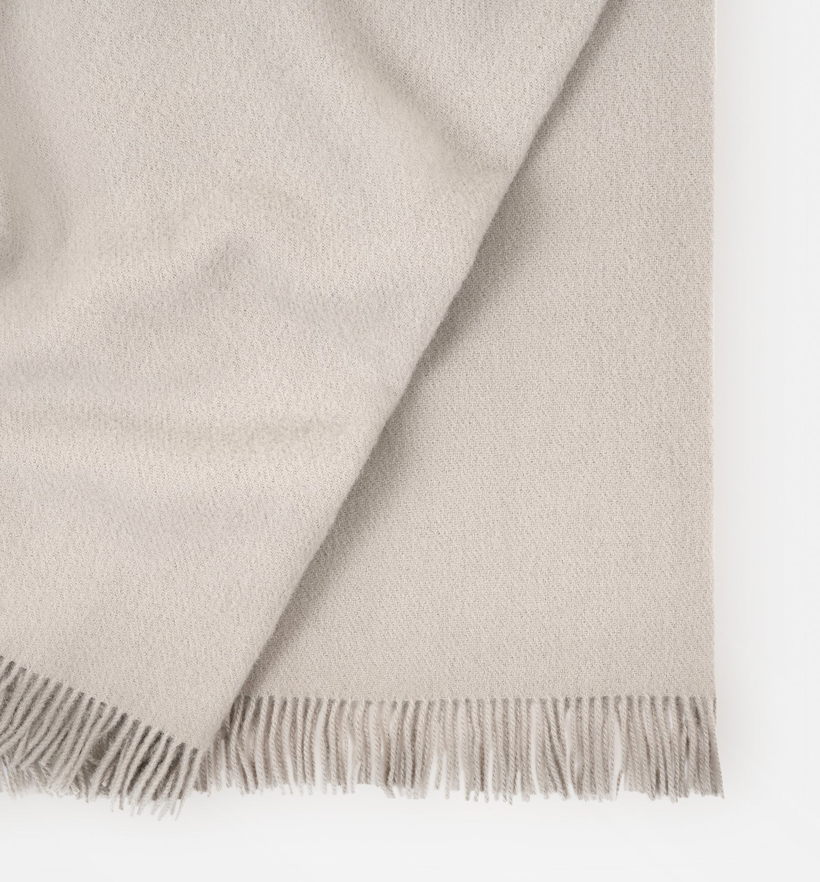 Lambswool Throw (Limestone)