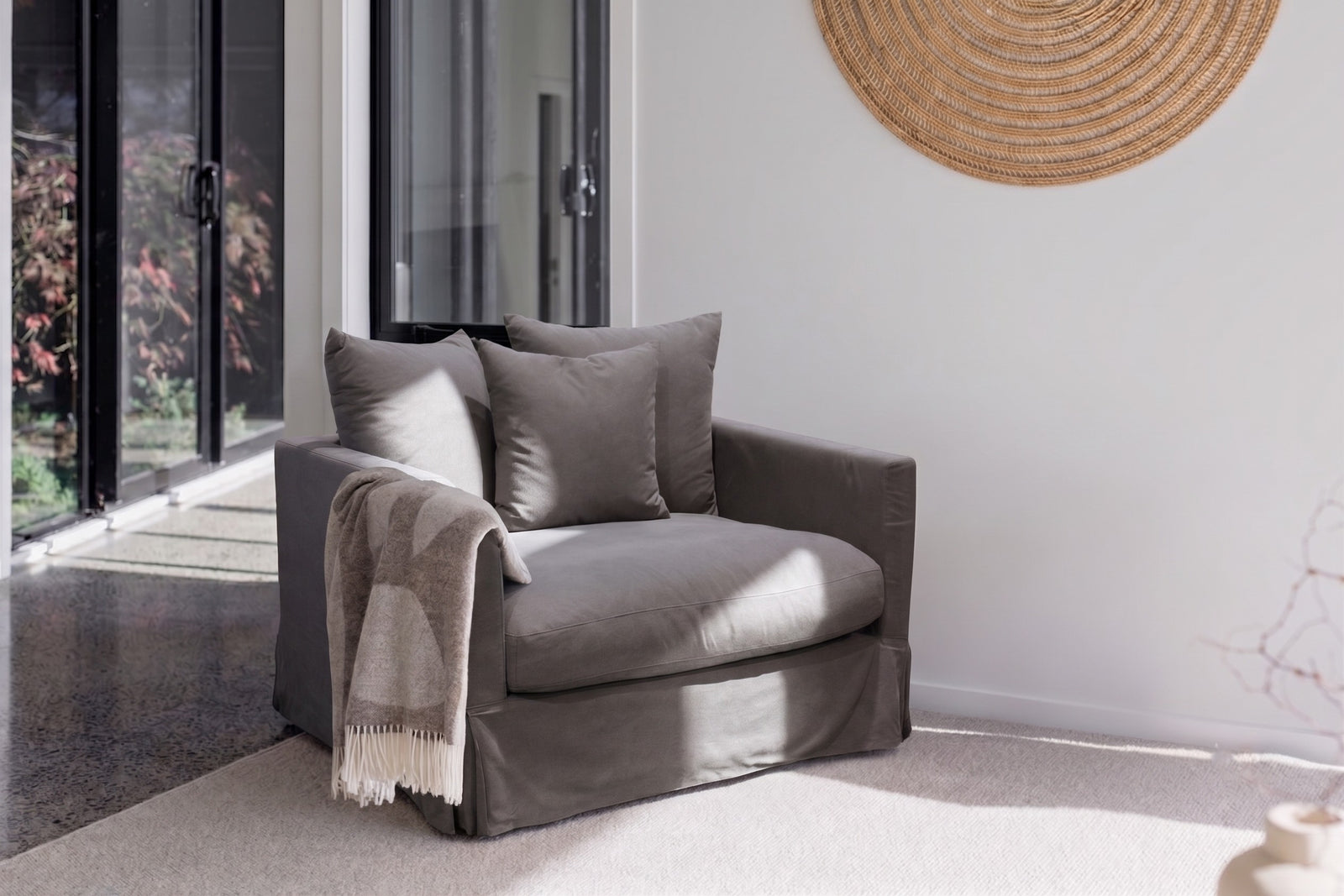 Pico Love Seat (Grey)