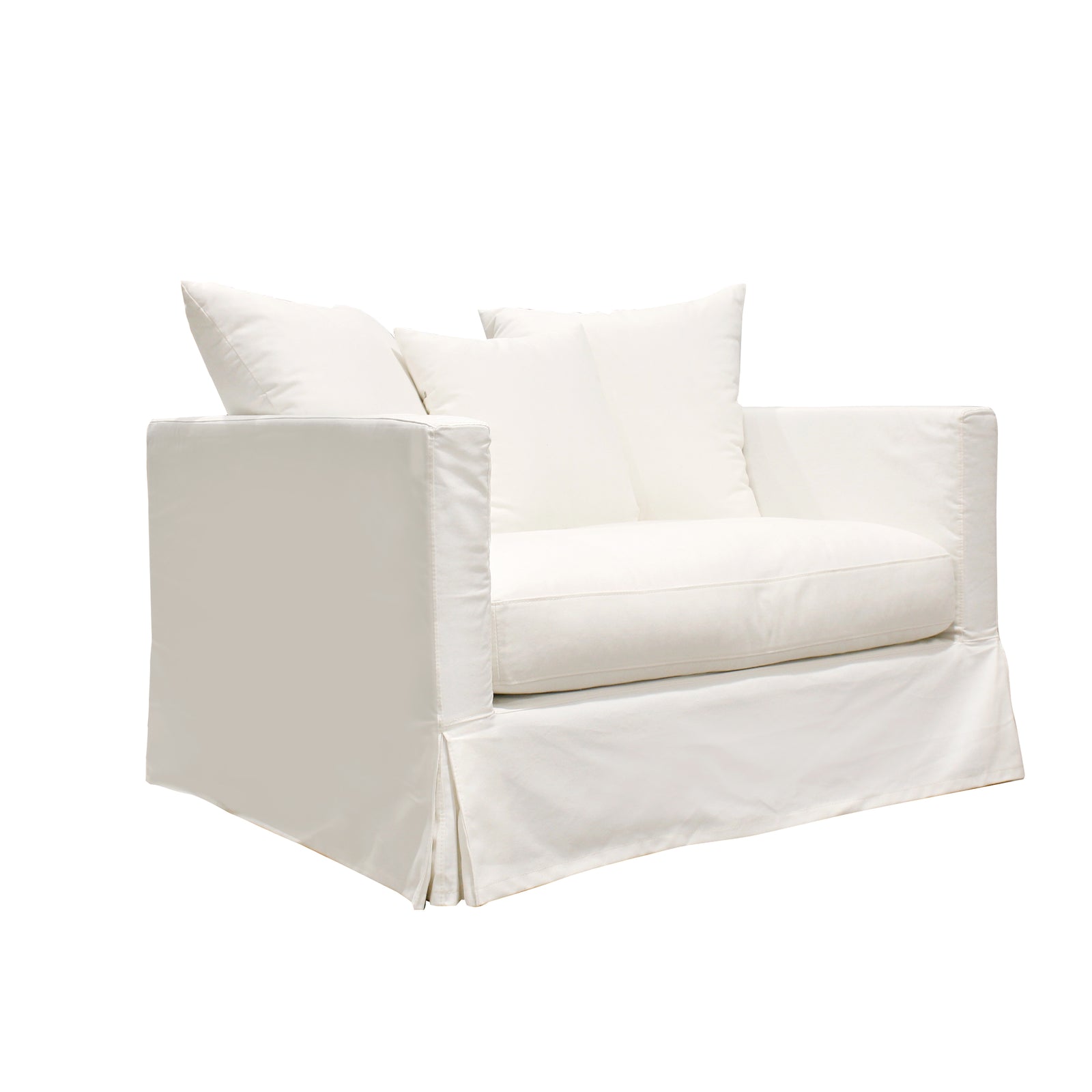 Pico Love Seat (White)