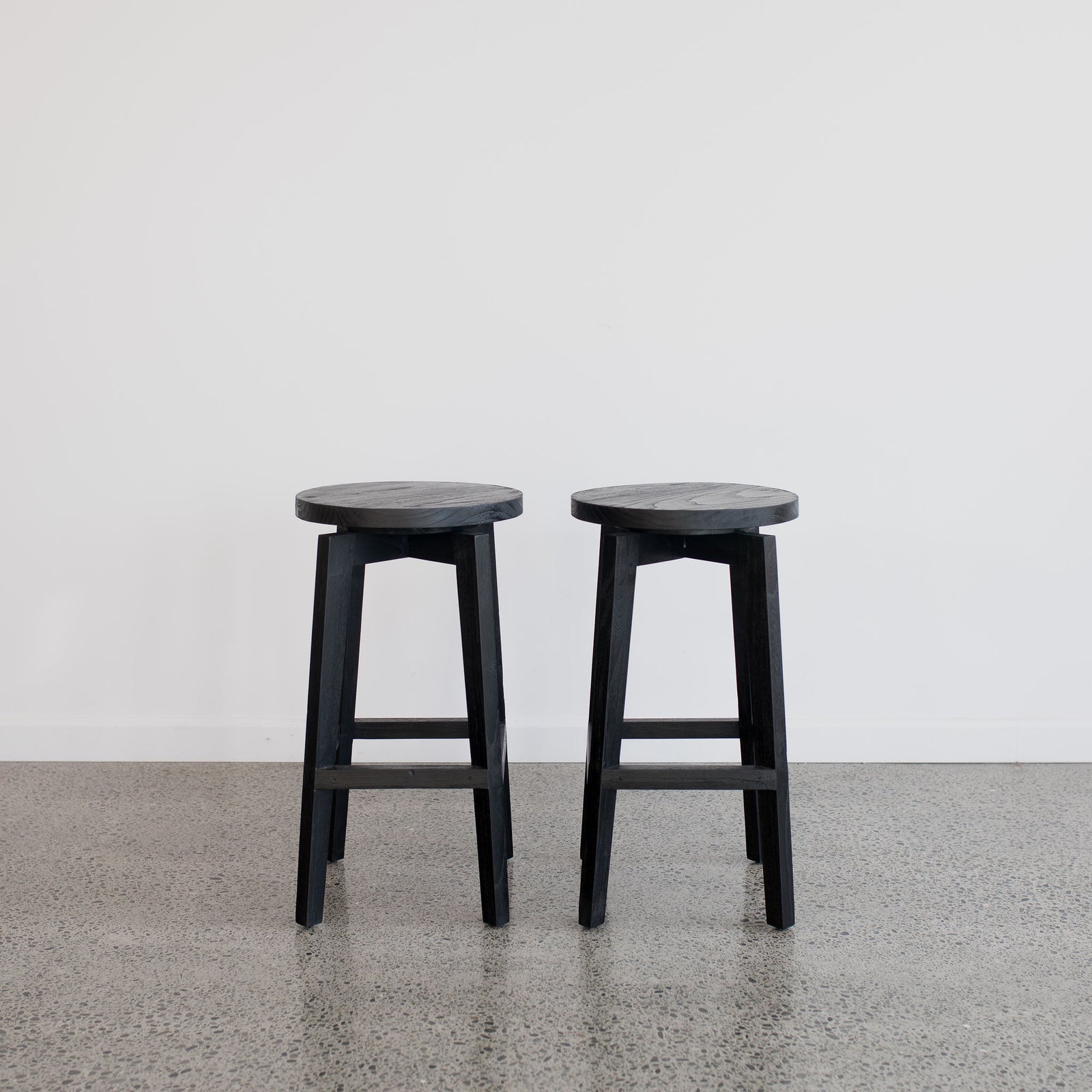 Commercial Bar Bench Height Bar Stool (Black) 75cm