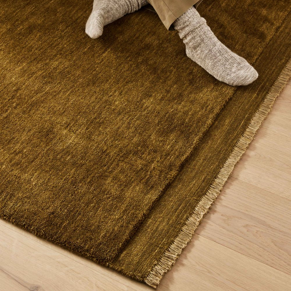 OakMoss Wool Floor Rug