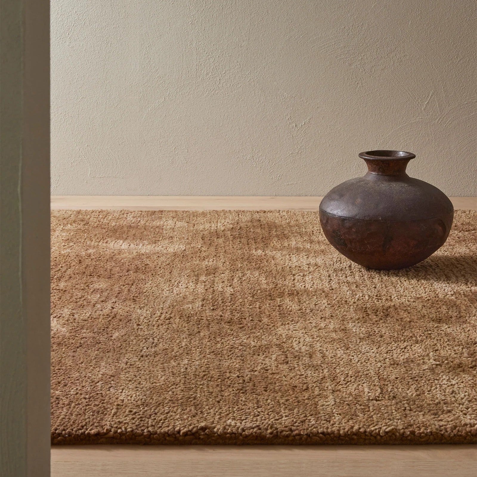Toffee Wool Floor Rug