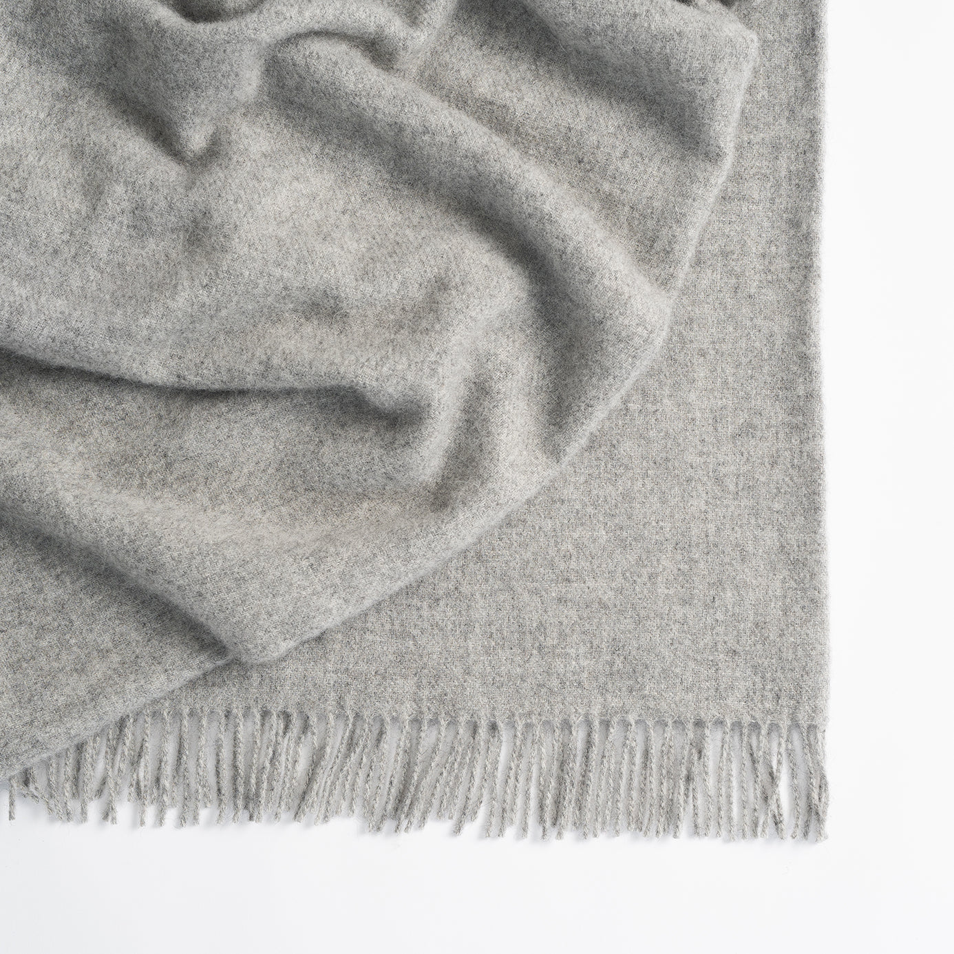 Lambswool Throw (Ash Grey)