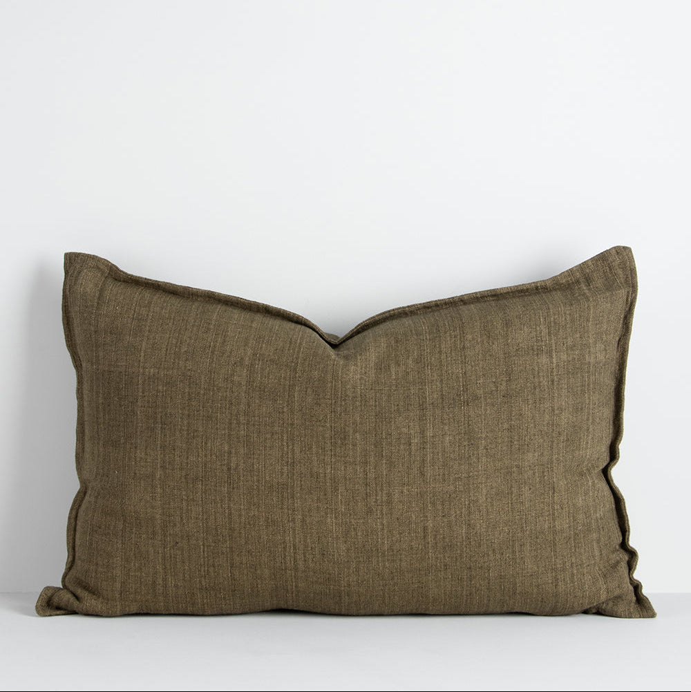 Military Green Lumbar Cushion 40cm x 60cm