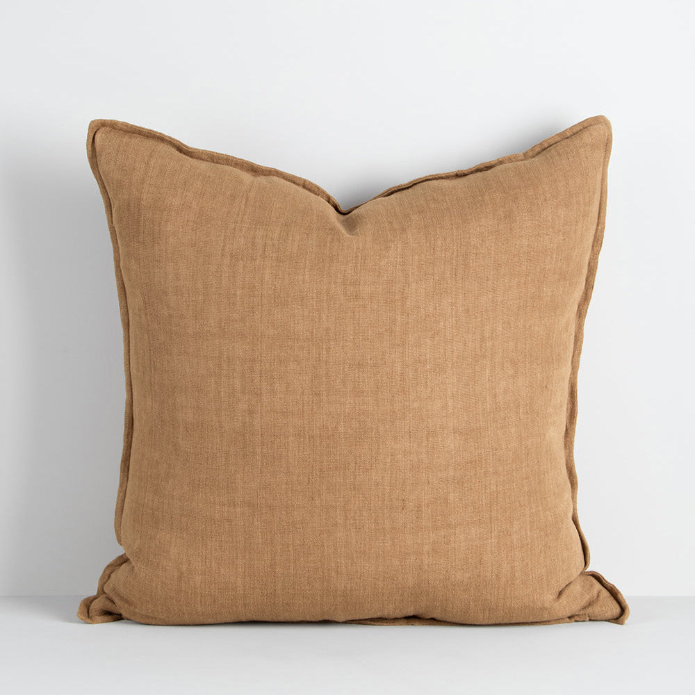Cumin Square Linen Cushion 55cm x 55cm