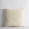 cyprian textured light oatmeal coloured cushion with feather inner from corcovado furniture store new zealand