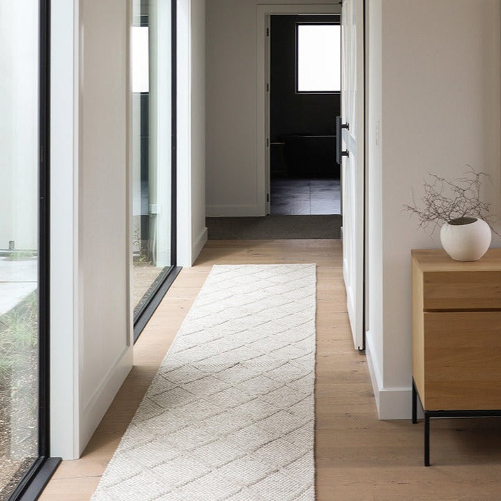 natural wool blend floor runner  from corcovado furniture 