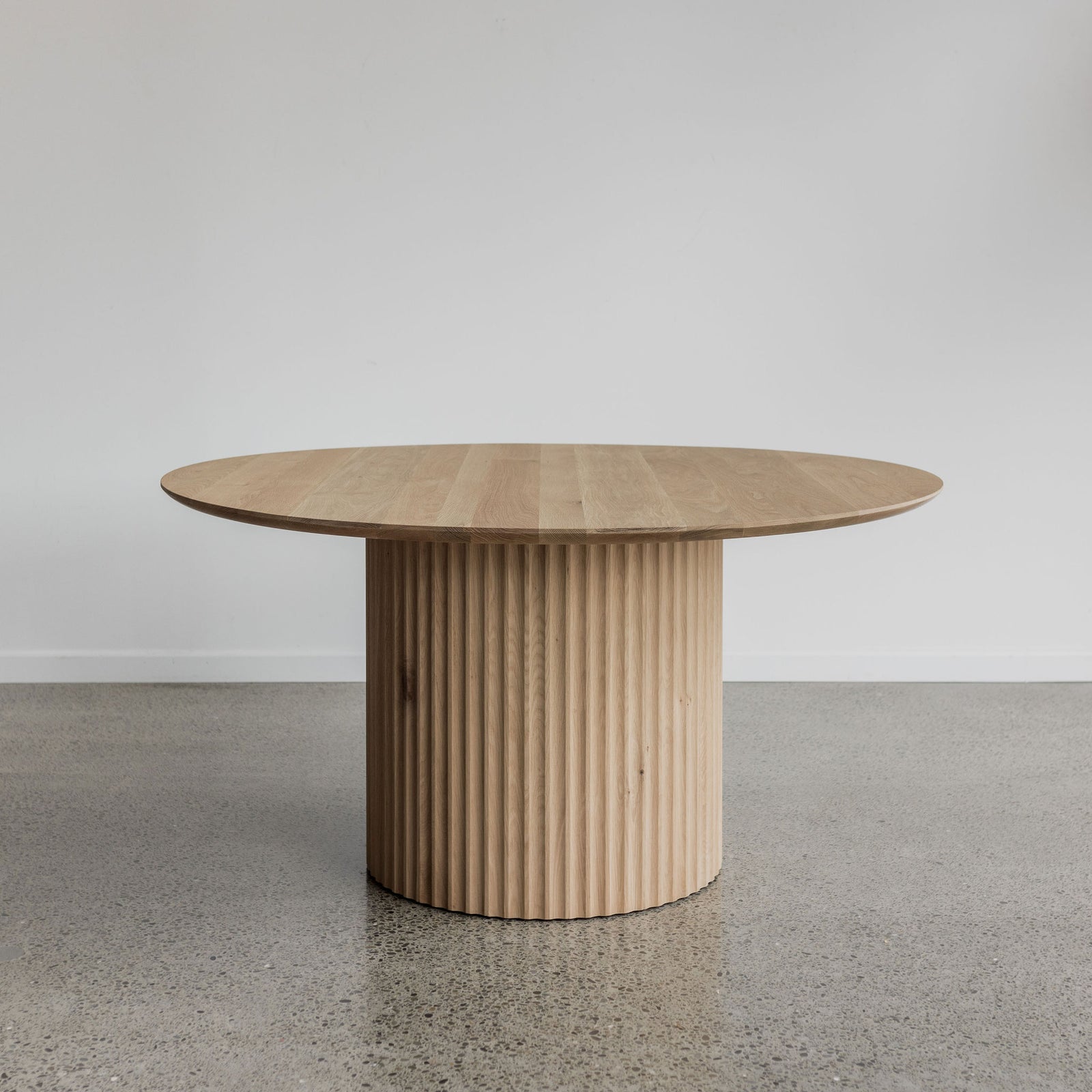 Delos Round Oak Dining Table - various finishes