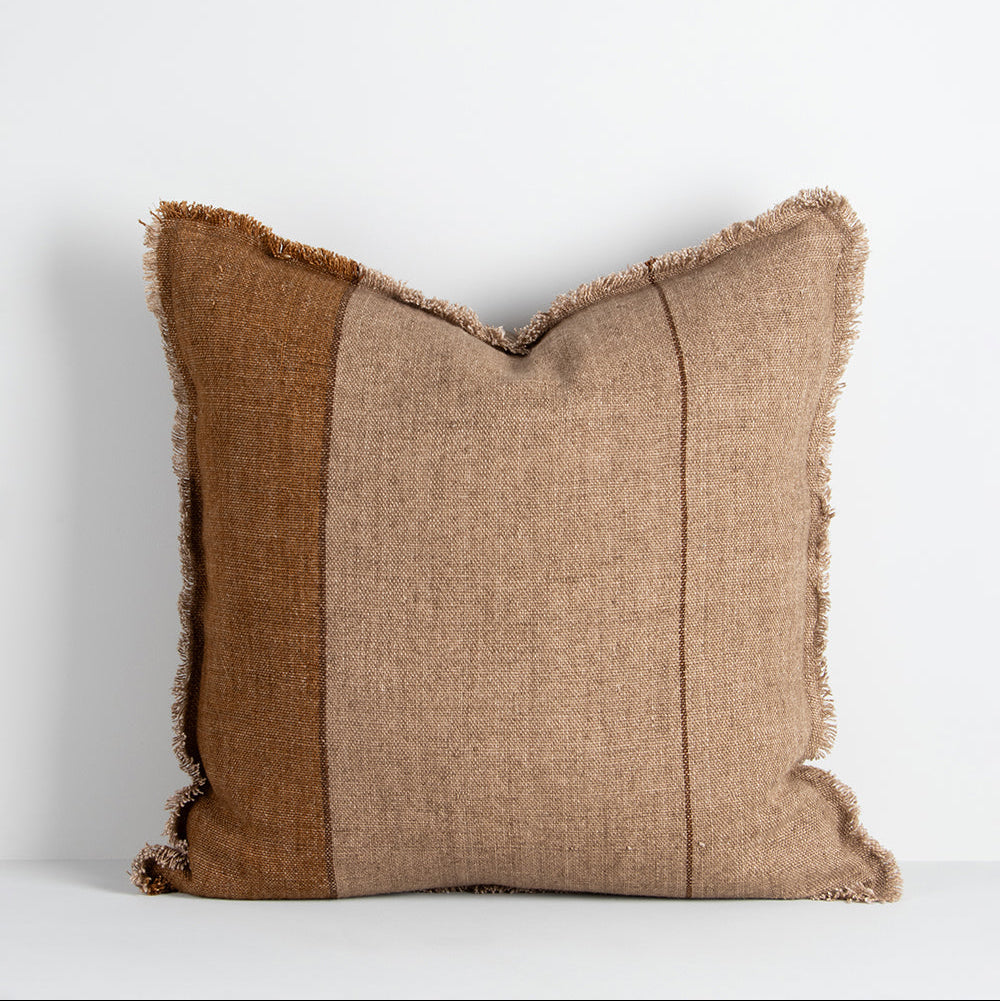 Frankton Caramel Cushion 50cm x 50cm