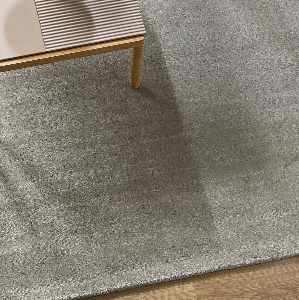 Slate Wool Floor Rug