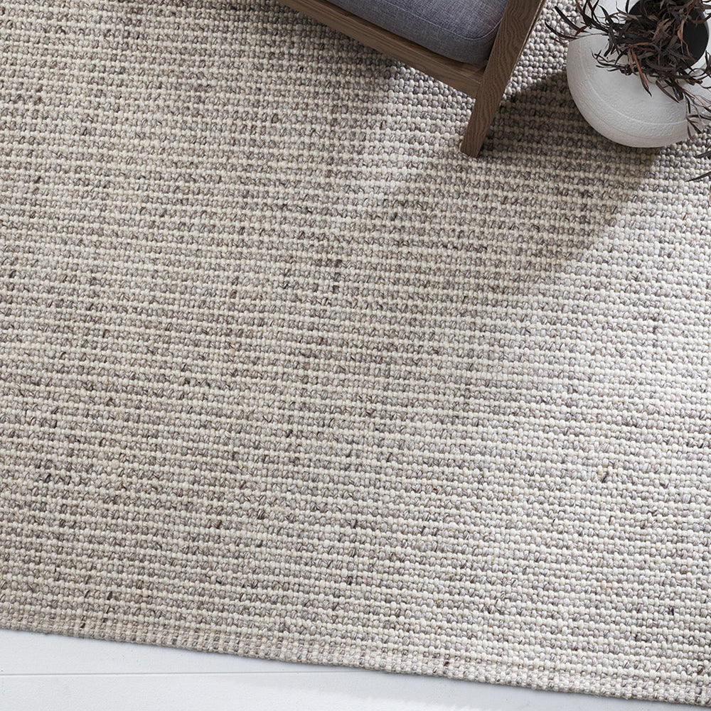 Kansas Floor Rug (Oyster/Natural)