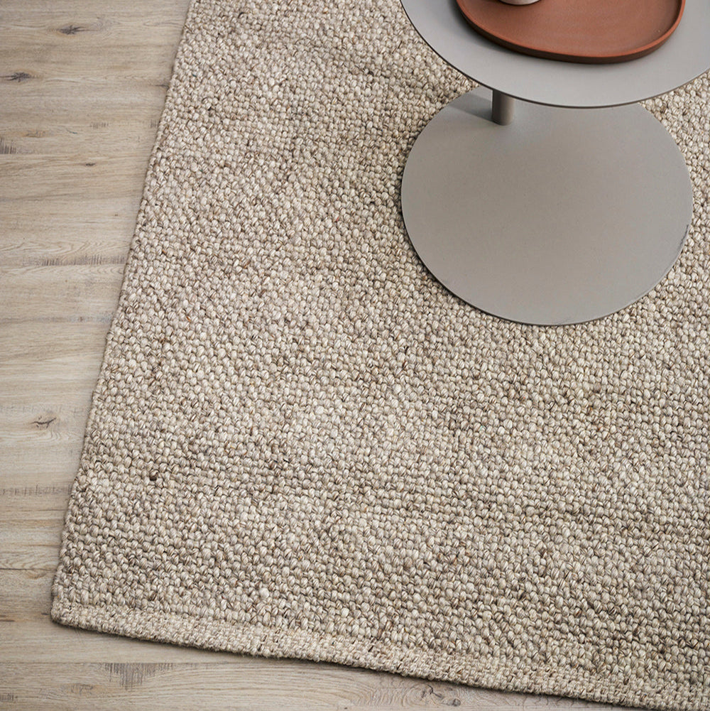 Nebraska Wool Floor Rug (Pebble)