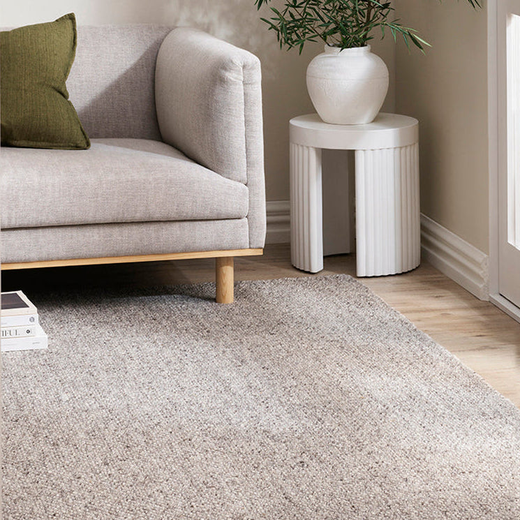 Nebraska Wool Floor Rug (Pebble)